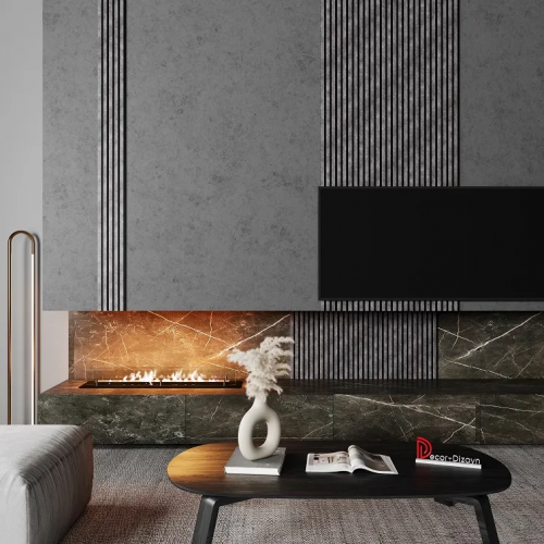 916-70 Панель стеновая из полистирола в ламинации под дерево Decor-Dizayn