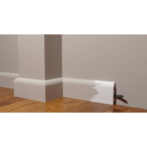 Плинтус напольный DD41 из полистирола Decor-Dizayn