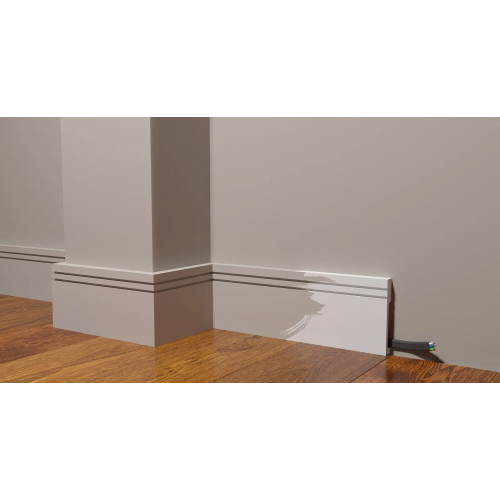 Плинтус напольный DD719 из полистирола Decor-Dizayn