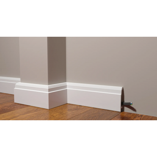 Плинтус напольный DD102 из полистирола Decor-Dizayn