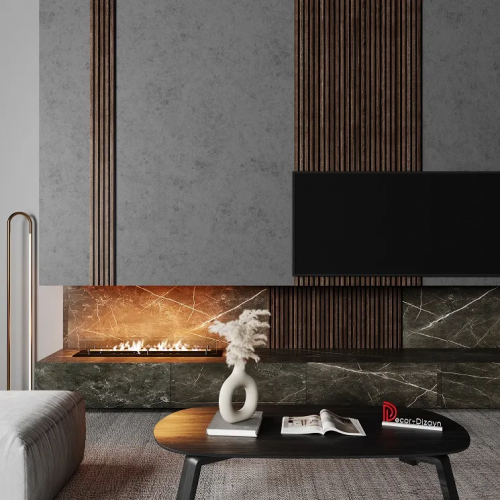 916-67SH Панель стеновая из полистирола в ламинации под дерево Decor-Dizayn