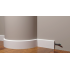 Плинтус напольный DD706F Гибкий из полиуретана Decor-Dizayn