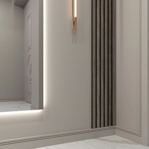 Плинтус напольный DD719 из полистирола Decor-Dizayn