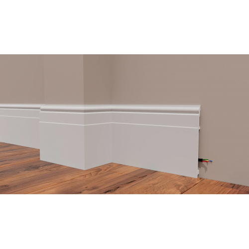 Плинтус напольный DD726 из полистирола Decor-Dizayn