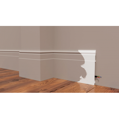 Плинтус напольный DD726 из полистирола Decor-Dizayn