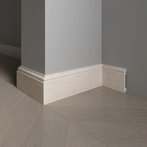 Плинтус напольный 701-77 из полистирола в ламинации Decor-Dizayn
