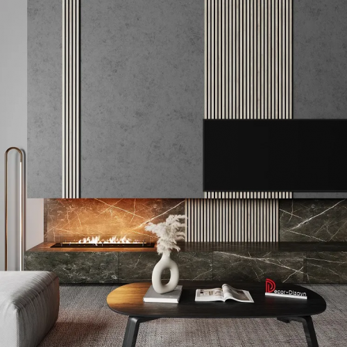 916-65SH Панель стеновая из полистирола в ламинации под дерево Decor-Dizayn