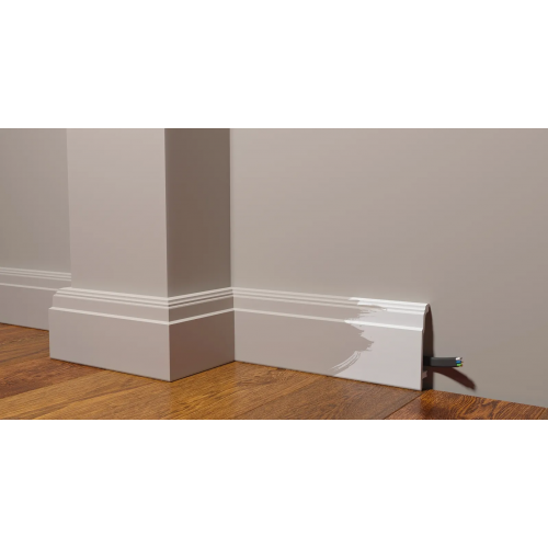 Плинтус напольный DD102 из полистирола Decor-Dizayn