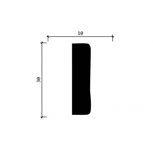 Декоративный молдинг 165 A из полистирола Decor-Dizayn