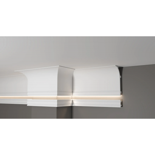 Потолочный карниз DD520 из полистирола Decor-Dizayn