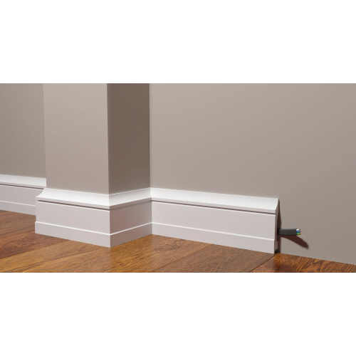 Плинтус напольный DD711 из полистирола Decor-Dizayn