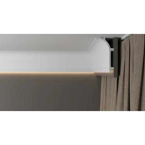 Потолочный карниз DD520 из полистирола Decor-Dizayn