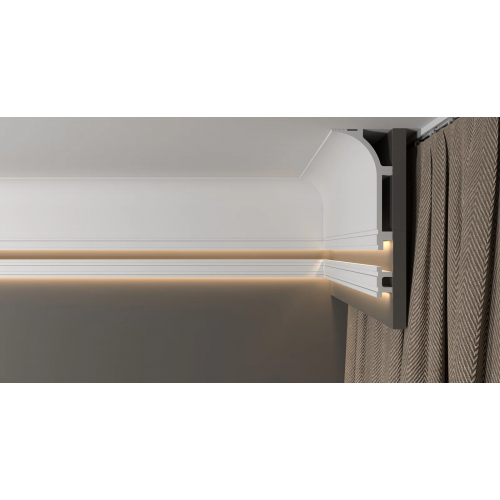 Потолочный карниз DD520 из полистирола Decor-Dizayn