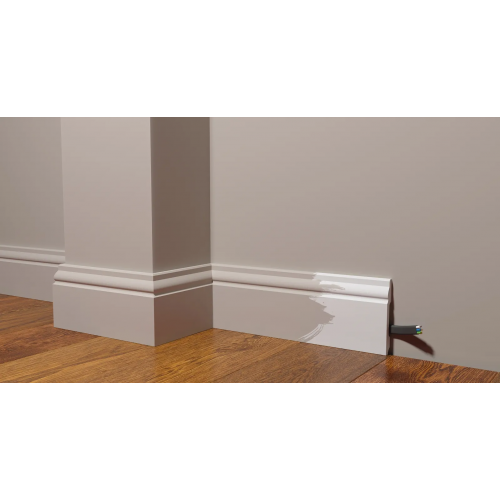 Плинтус напольный DD15 из полистирола Decor-Dizayn