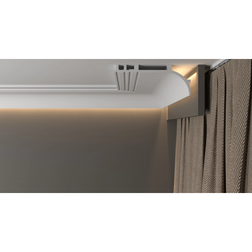 Потолочный карниз DD520 из полистирола Decor-Dizayn