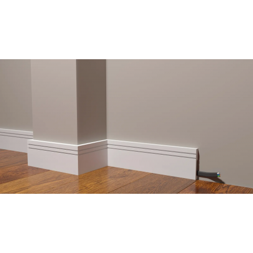 Плинтус напольный DD717 из полистирола Decor-Dizayn