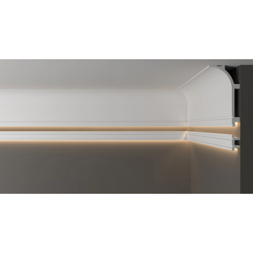 Потолочный карниз DD520 из полистирола Decor-Dizayn