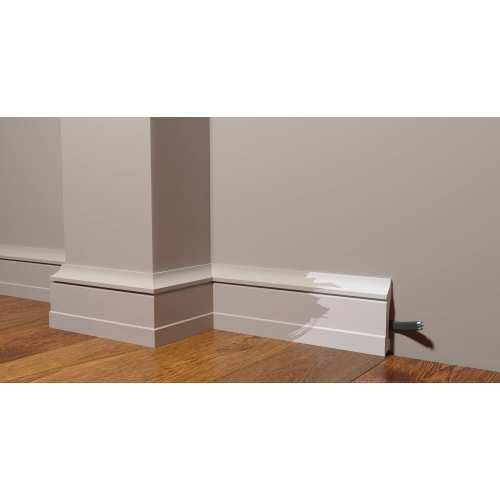 Плинтус напольный DD711 из полистирола Decor-Dizayn