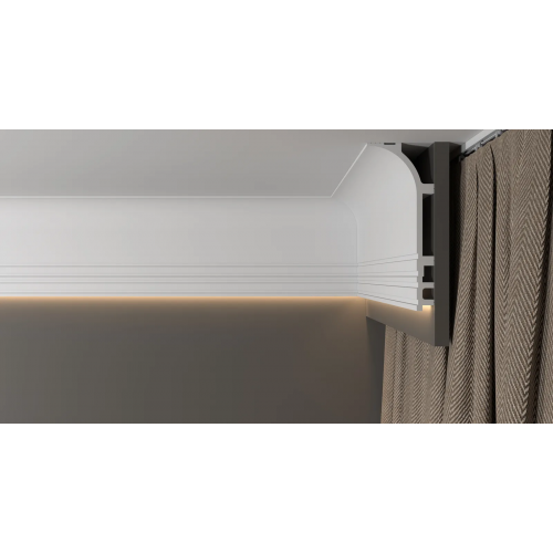 Потолочный карниз DD520 из полистирола Decor-Dizayn