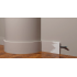 Плинтус напольный DD709F гибкий из полиуретана Decor-Dizayn