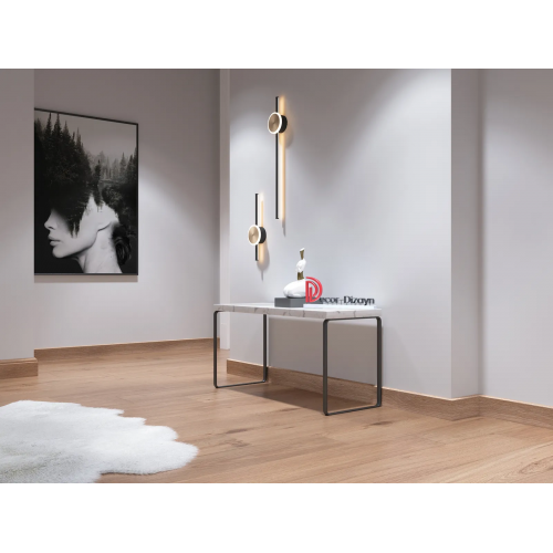 Плинтус напольный 706-90SH из полистирола в ламинации Decor-Dizayn