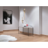 Плинтус напольный 706-90SH из полистирола в ламинации Decor-Dizayn