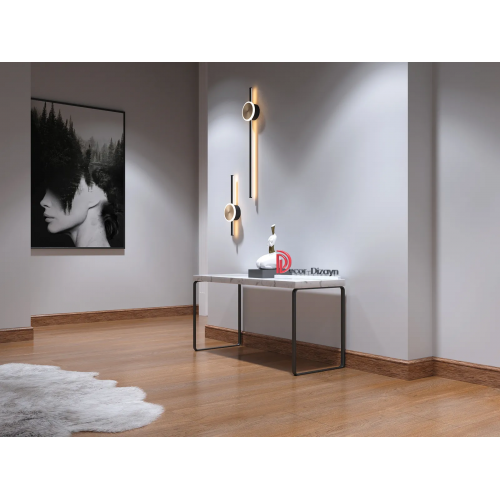 Плинтус напольный 005-83SH из полистирола в ламинации Decor-Dizayn