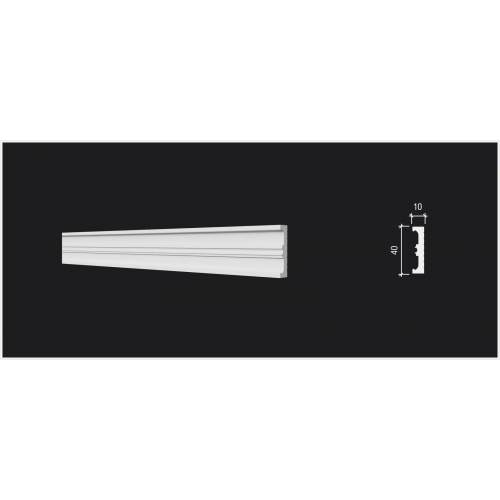 Декоративный молдинг DD629 из полистирола Decor-Dizayn