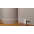 Плинтус напольный DD708F гибкий из полиуретана Decor-Dizayn