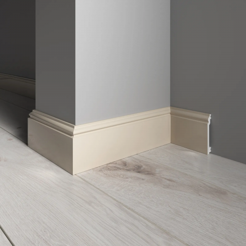 Плинтус напольный 701-74 из полистирола в ламинации Decor-Dizayn