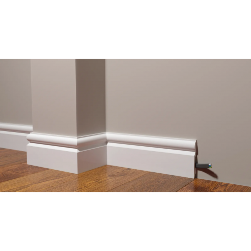 Плинтус напольный DD137 из полистирола Decor-Dizayn