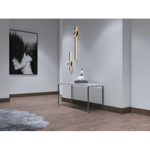 Плинтус напольный 708-66SH из полистирола в ламинации Decor-Dizayn