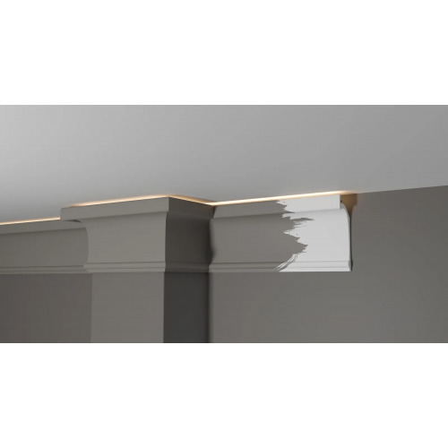 Потолочный карниз DD518 из полистирола Decor-Dizayn