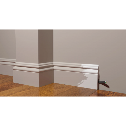 Плинтус напольный DD50 из полистирола Decor-Dizayn