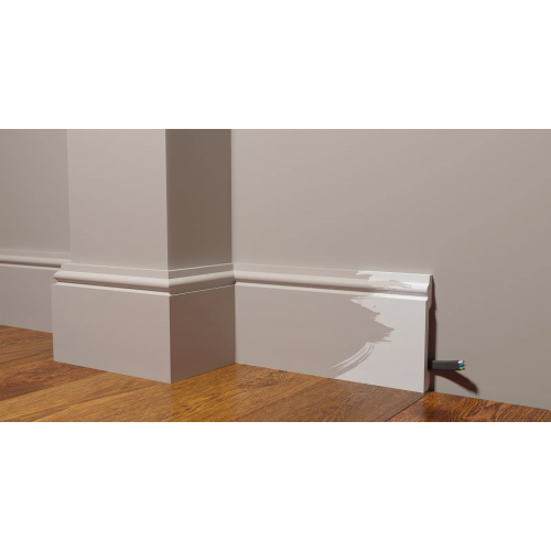 Плинтус напольный DD31 из полистирола Decor-Dizayn