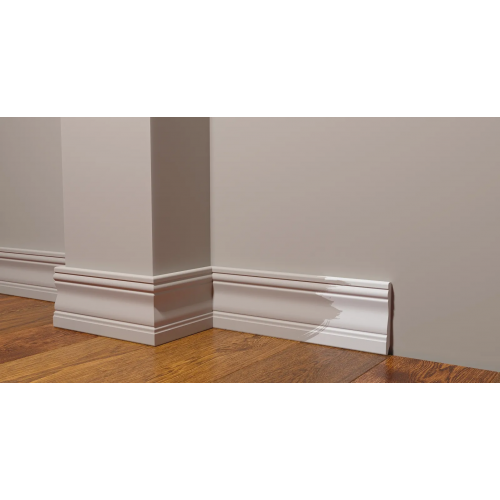 Плинтус напольный 153 A из полистирола Decor-Dizayn