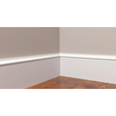 Комплектующий элемент DD701/U1 для плинтуса - внутренний угол Decor-Dizayn