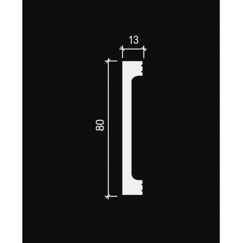 Плинтус напольный 708-115 из полистирола в ламинации Decor-Dizayn