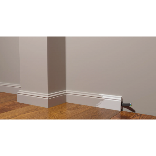 Плинтус напольный DD27 из полистирола Decor-Dizayn