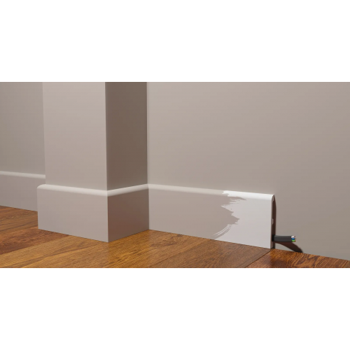 Плинтус напольный DD707 из полистирола Decor-Dizayn