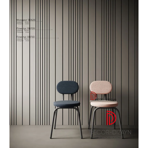 Плинтус напольный DD710 из полистирола Decor-Dizayn