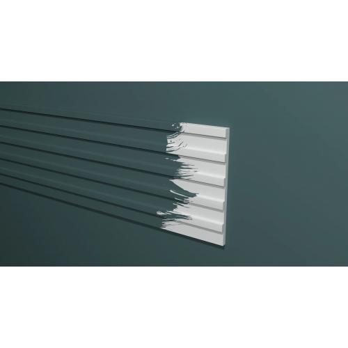 Стеновая панель DD901 из полистирола под покраску Decor-Dizayn