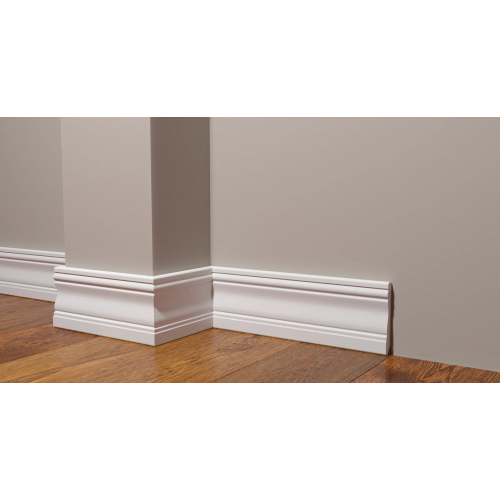 Плинтус напольный 153 A из полистирола Decor-Dizayn