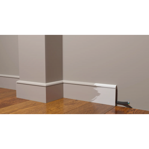 Плинтус напольный DD715 из полистирола Decor-Dizayn
