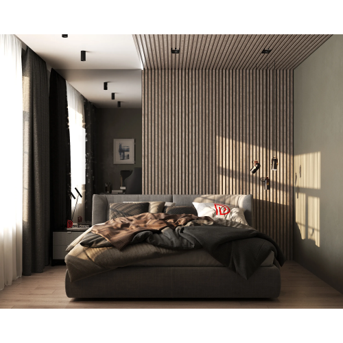 Молдинг-рейка 611-25 (3 метра) из полистирола в ламинации под дерево Decor-Dizayn