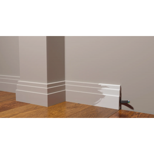 Плинтус напольный DD704 из полистирола Decor-Dizayn