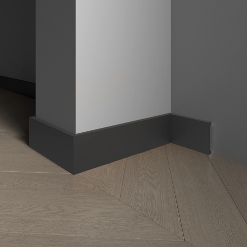 Плинтус напольный 708-100 из полистирола в ламинации Decor-Dizayn