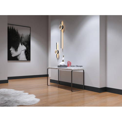 Плинтус напольный 708-100 из полистирола в ламинации Decor-Dizayn