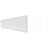 Стеновая панель DD912(3m) из полистирола под покраску Decor-Dizayn