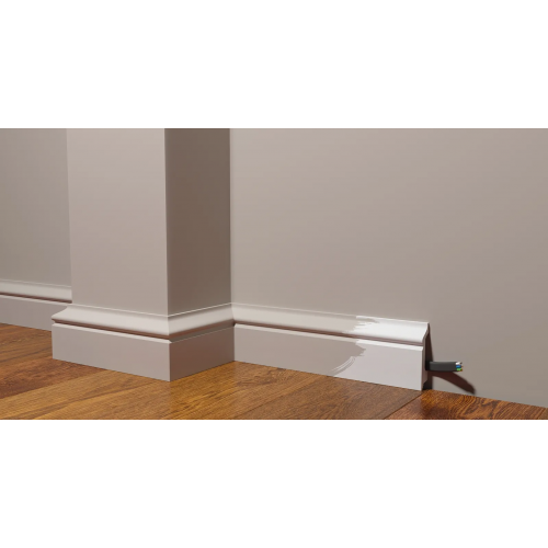 Плинтус напольный DD122 из полистирола Decor-Dizayn